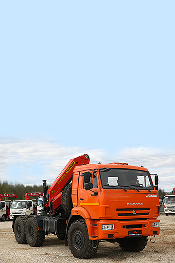 Манипулятор PALFINGER PK 18500 на шасси КАМАЗ 5350