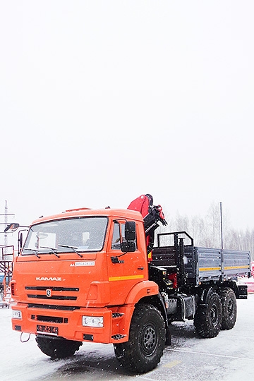 Манипулятор PALFINGER PK12000А на шасси КАМАЗ 5350