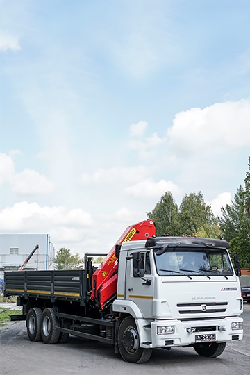Манипулятор Palfinger PK23500 на шасси КАМАЗ-65117