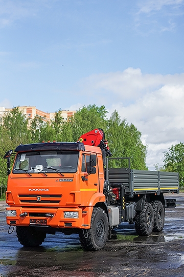 Манипулятор Palfinger PK23500A на шасси КАМАЗ-43118