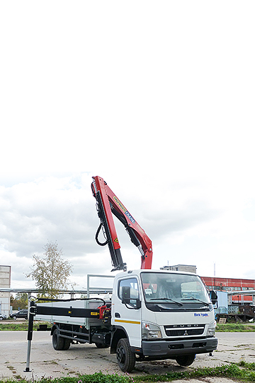 Манипулятор PALFINGER PK8500R3X на шасси FUSO J