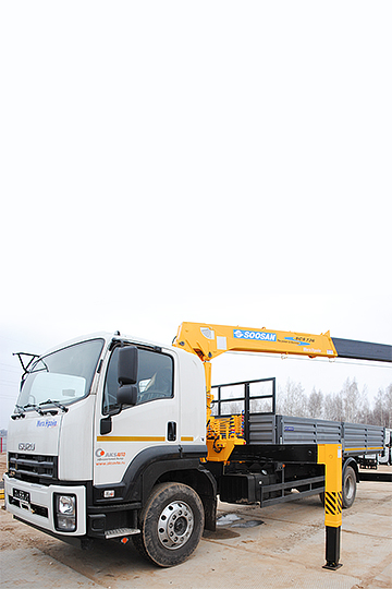 Манипулятор Soosan 736 std  на шасси Isuzu FVR34