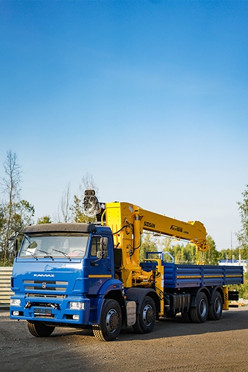 Манипулятор Soosan SCS 1616 на шасси КАМАЗ-65201