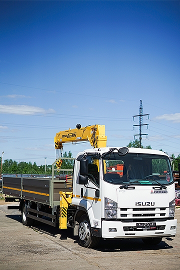 Манипулятор Soosan SCS 514 на шасси Isuzu Forward