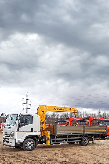 Манипулятор Soosan SCS 514 на шасси Isuzu