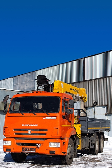 Манипулятор Soosan SCS 736 LII на шасси Камаз-65115