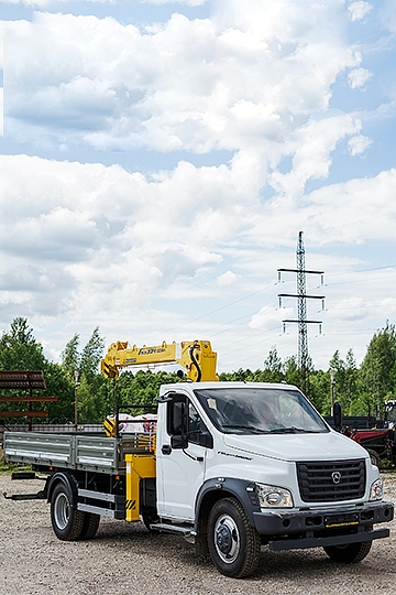 Манипулятор Soosan SCS334 на шасси ГАзон NEXT