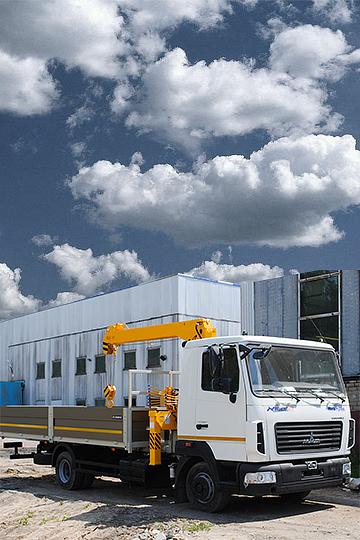 Манипулятор Soosan SCS334 на шасси МАЗ 4371