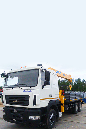 Манипулятор Soosan SCS746L на шасси МАЗ 6312