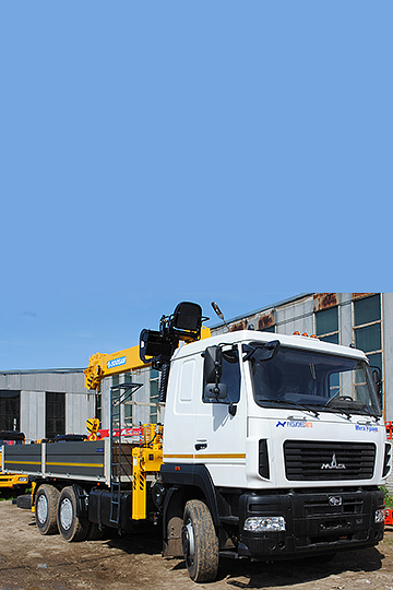 Манипулятор SOOSAN SCS746L на шасси МАЗ 6312В5