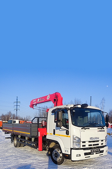 Манипулятор UNIC UR-V504 на шасси Isuzu FSR 90