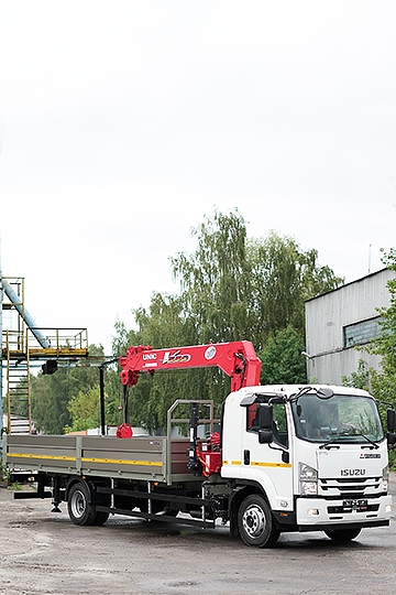 Манипулятор UNIC UR-V554 на шасси Isuzu ELF  