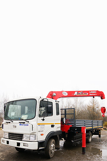 Манипулятор UNIC URV-540 на шасси Hyundai HD-120