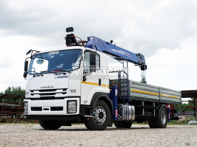 Манипулятор DONGYANG SS1956 на шасси Isuzu Forward Манипулятор DONGYANG SS1956 на шасси Isuzu Forward