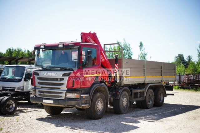 Манипулятор Fassi F215A на шасси Scania P380 Манипулятор Fassi F215A на шасси Scania P380
