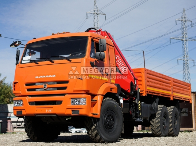 Манипулятор Fassi F245 на шасси КАМАЗ 43118 Манипулятор Fassi F245 на шасси КАМАЗ 43118