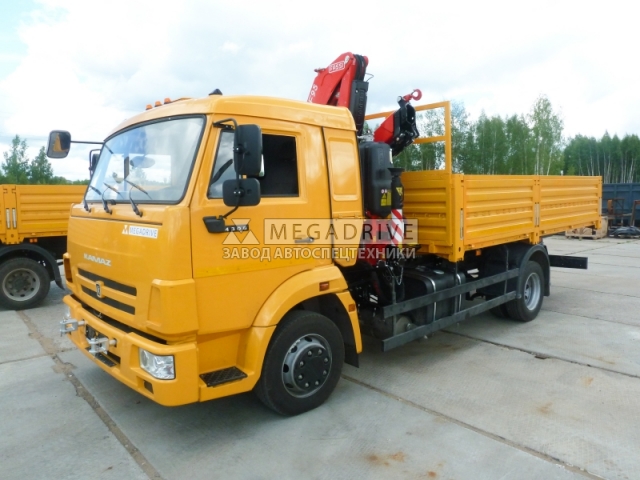 Манипулятор Fassi F95A на шасси КАМАЗ 4308 Манипулятор Fassi F95A на шасси КАМАЗ 4308