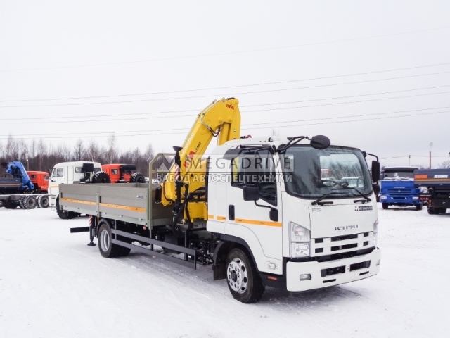 Манипулятор HYVA HB 150E-2 на шасси Isuzu FSR90 Манипулятор HYVA HB 150E-2 на шасси Isuzu FSR90