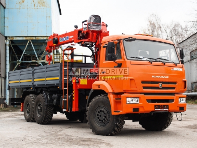 Манипулятор KANGLIM 1256G-II на шасси КАМАЗ 43118 Манипулятор KANGLIM 1256G-II на шасси КАМАЗ 43118