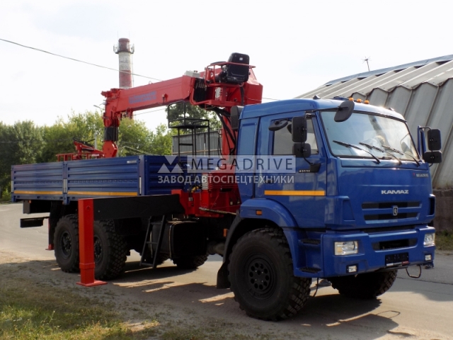 Манипулятор ML-805 (МП-805) на шасси КАМАЗ 43118 Манипулятор ML-805 (МП-805) на шасси КАМАЗ 43118