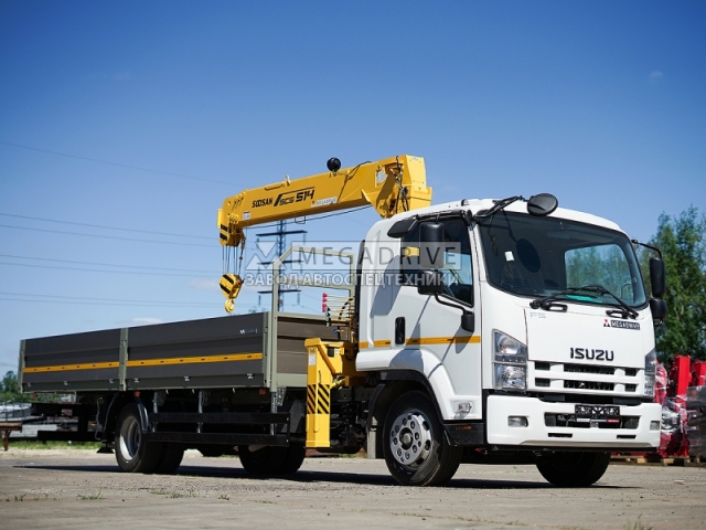 Манипулятор Soosan SCS 514 на шасси Isuzu Forward Манипулятор Soosan SCS 514 на шасси Isuzu Forward