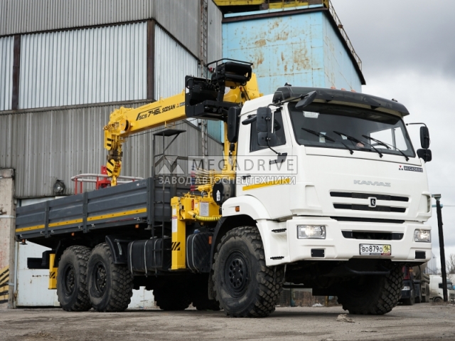 Манипулятор Soosan SCS 746L на шасси Камаз 43118 Манипулятор Soosan SCS 746L на шасси Камаз 43118
