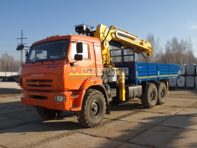 Манипулятор Soosan SCS 866LS на шасси КАМАЗ 43118 Манипулятор Soosan SCS 866LS на шасси КАМАЗ 43118