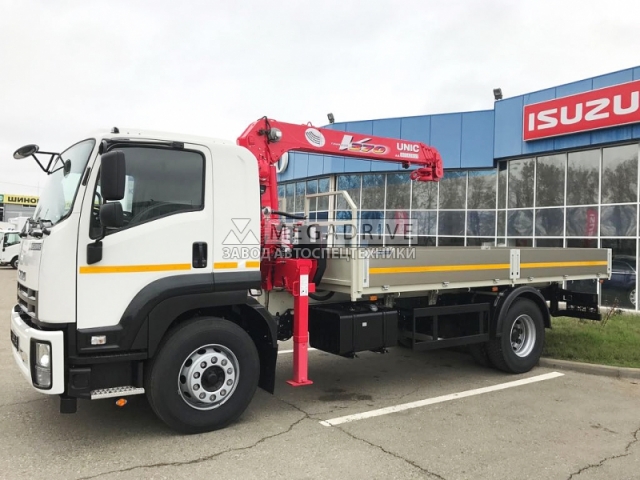Манипулятор UNIC 374K на шасси Isuzu FVR34 Манипулятор UNIC 374K на шасси Isuzu FVR34