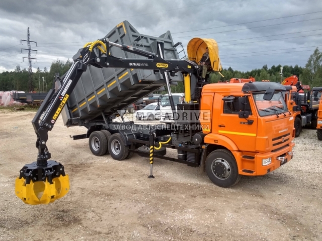 Ломовоз ВЕЛМАШ VM10L74M на шасси КАМАЗ 65115