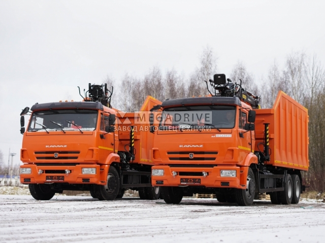 Ломовоз Palfinger ВЕЛМАШ VM10L74M на шасси КАМАЗ 65115