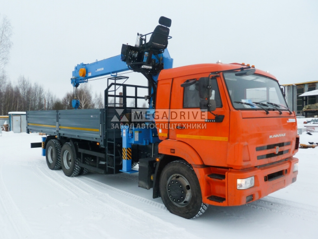 Манипулятор DONGYANG SS1506 на шасси КАМАЗ 65115
