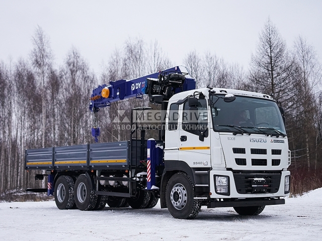 Манипулятор DY 2037 на шасси Isuzu Giga