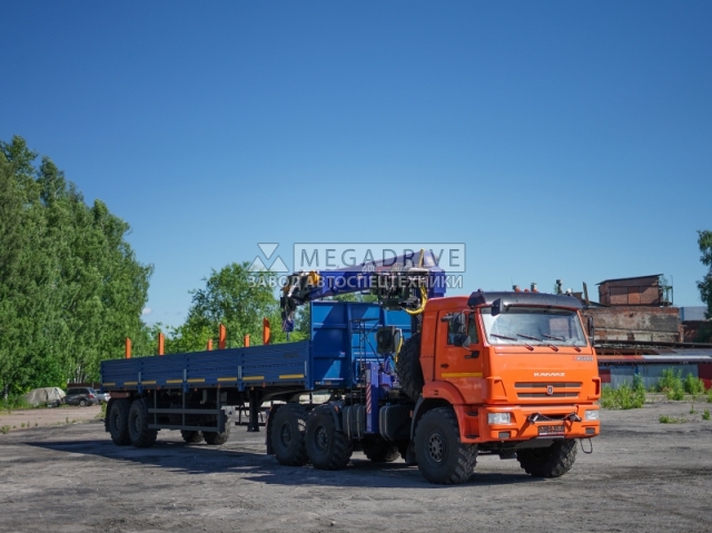 Манипулятор DY SS2036 с буром на шасси КАМАЗ-43118 
