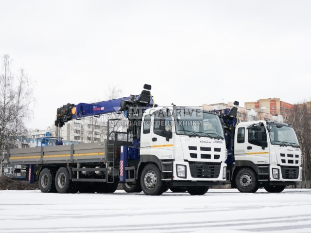 Манипулятор DY SS2725LB на шасси Isuzu Giga