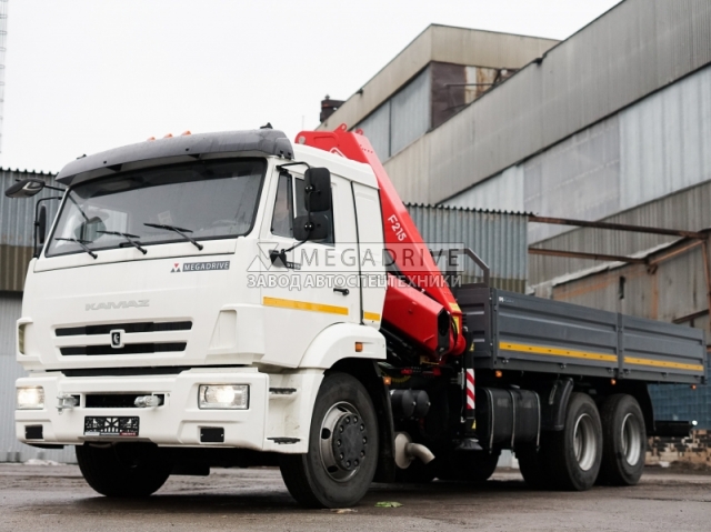 Манипулятор Fassi F215A на шасси КАМАЗ 65115