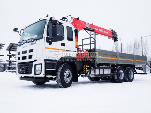 Манипулятор FASSI MVF S 1556 на шасси ISUZU GIGA 