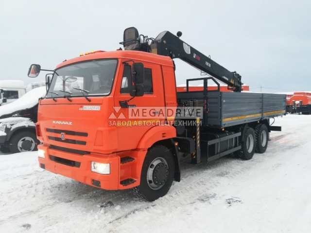 Манипулятор Hiab 190TM-6 на шасси КАМАЗ 65115