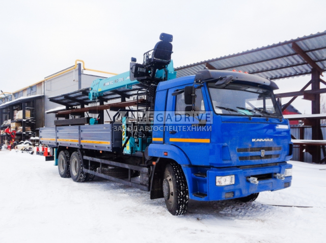 Манипулятор HKTC HLS-7016L на шасси КАМАЗ 65117