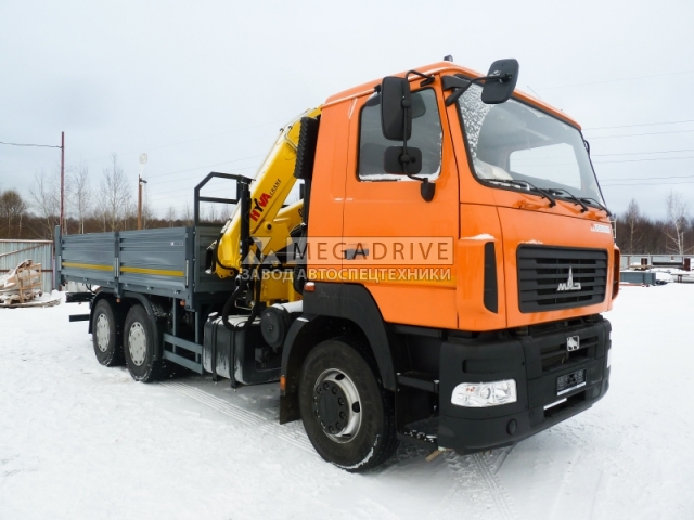 Манипулятор HYVA HB150 E2 на шасси МАЗ 6312B5