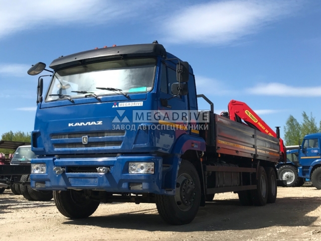 Манипулятор Inman IM 150 N на шасси КАМАЗ 65117