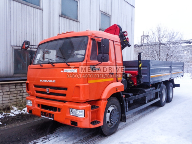 Манипулятор Inman IM 150N на шасси КАМАЗ 65115