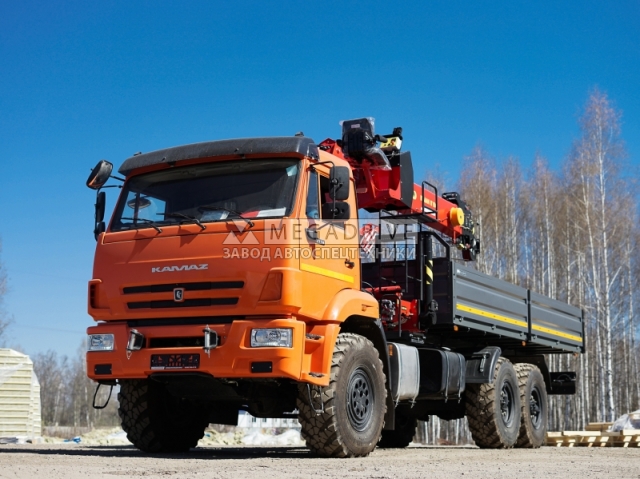 Манипулятор INMAN IT-150 на шасси КАМАЗ-43118