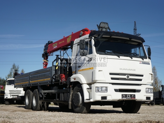 Манипулятор Инман ИТ 150 на шасси КАМАЗ-65117