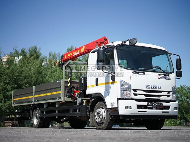 Манипулятор INMAN IT120 на шасси Isuzu Forward