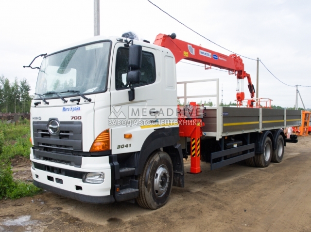 Манипулятор KANGLIM 1256G-II на шасси HINO 700