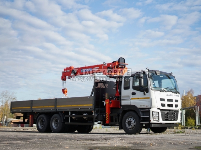 Манипулятор Kanglim KS-1256 G2 на шасси Isuzu Giga