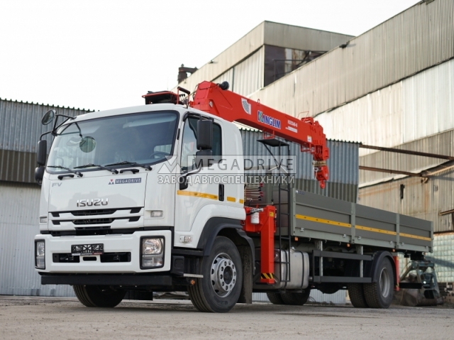 Манипулятор Kanglim KS 1256 GII на шасси ISUZU FVR 34S