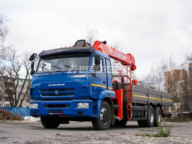 Манипулятор Kanglim KS-1256G2 на шасси КАМАЗ-65117