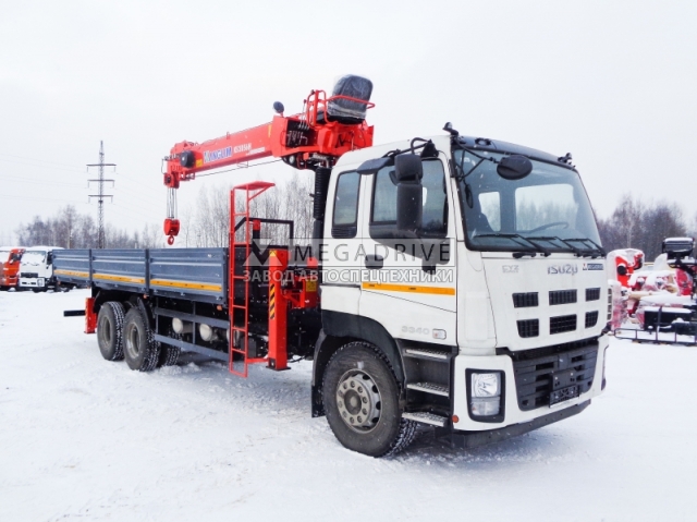 Манипулятор Kanglim KS 2056 на шасси Isuzu GIGA (CYZ52T) 