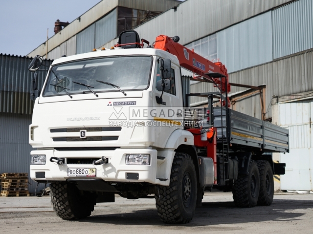 Манипулятор Kanglim KS1256 GII на шасси КАМАЗ 43118